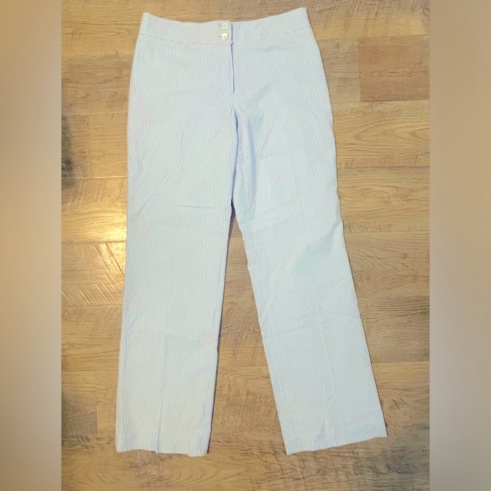 Brooks Brothers Light Blue Pinstripe Trousers